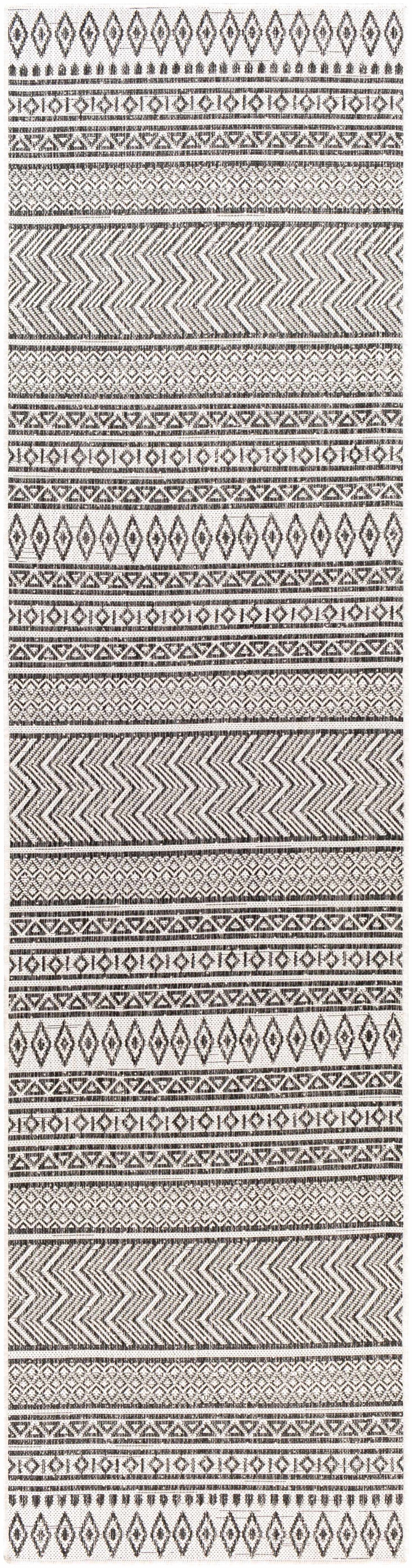 Imboden Black&White Outdoor Rug, photo 3 of 26