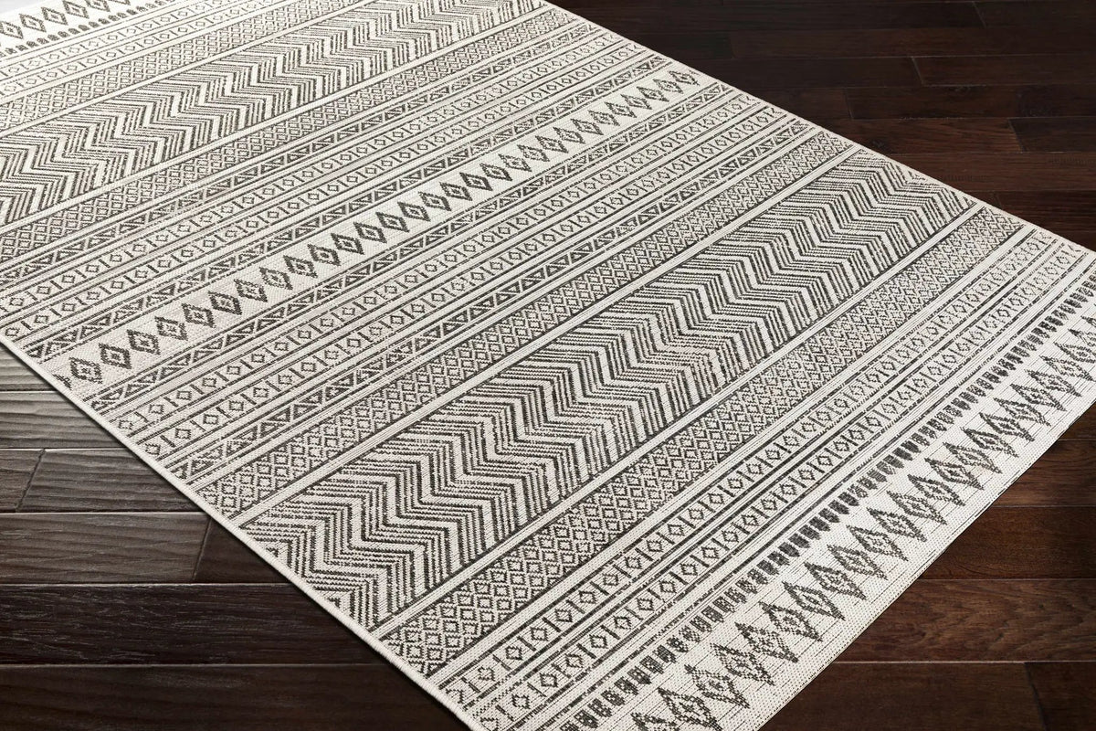 Imboden Black&White Outdoor Rug, photo 26 of 26