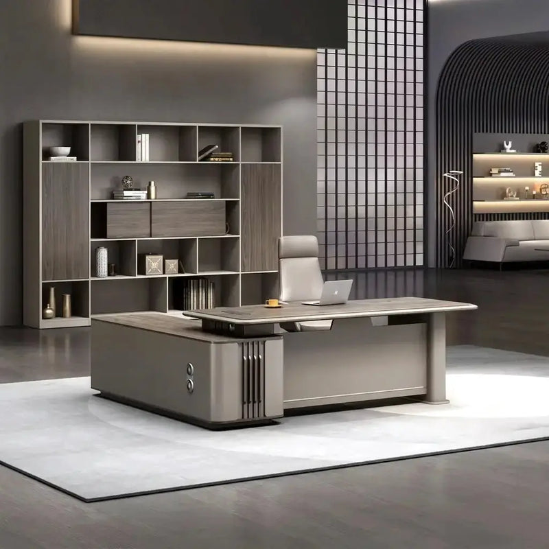 Teller · Modern L-Shaped Executive Desk by Arc Grove