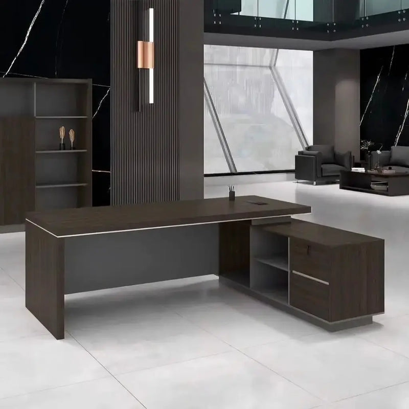Leeds · Modern Executive L-Shaped Desk by Arc Grove