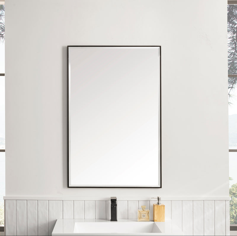 James Martin Rohe 26" Mirror, Matte Black, view 3