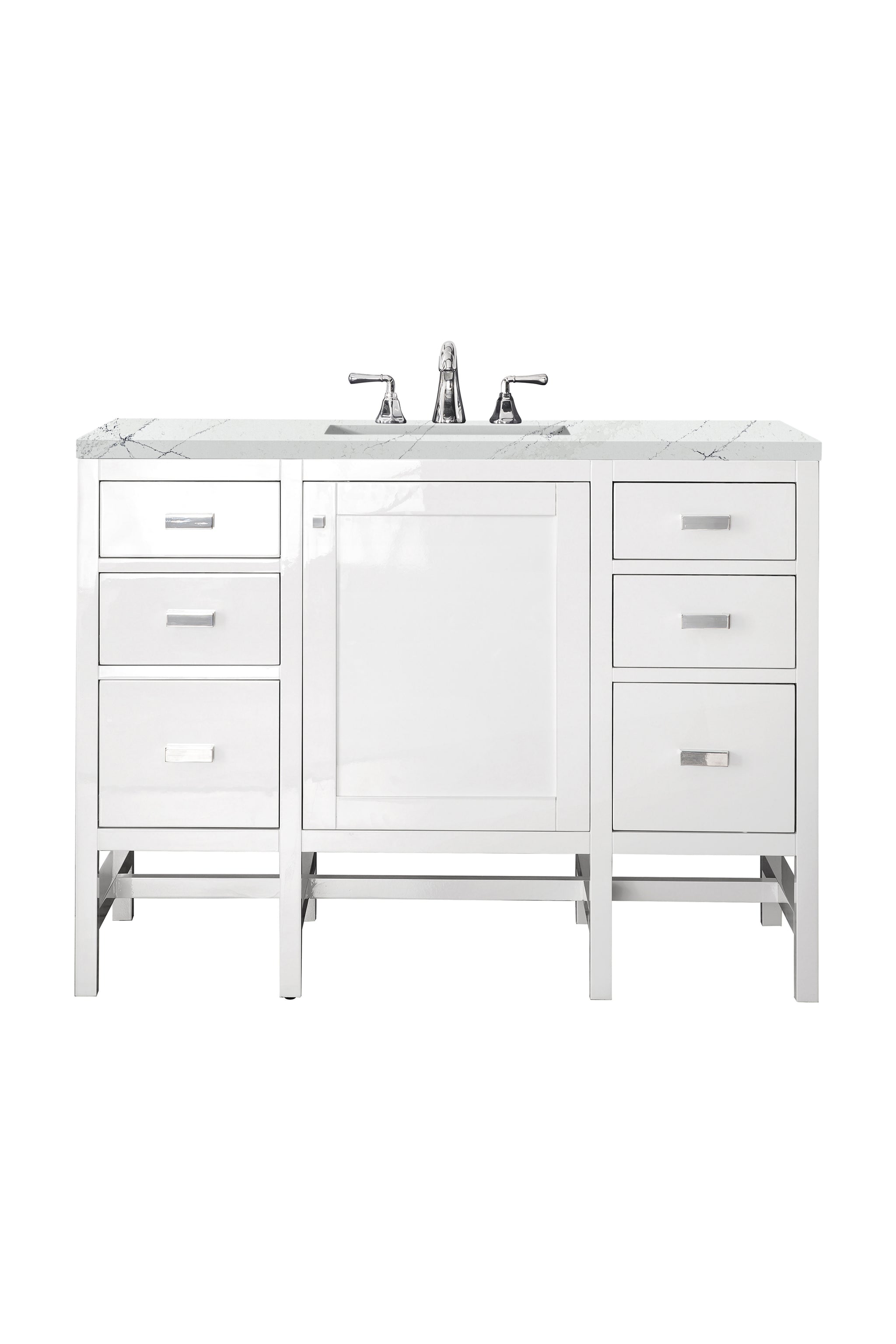 James Martin Addison 48" Single Bathroom Vanity, Glossy White, view 24