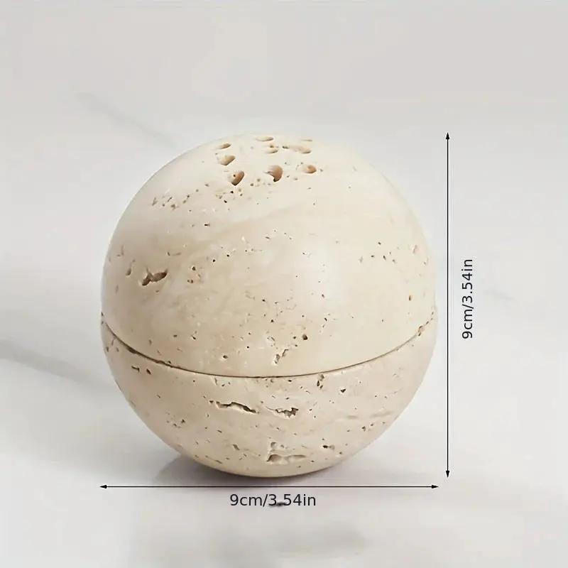 Incense Burner - Handmade Natural Round by House Of Avana