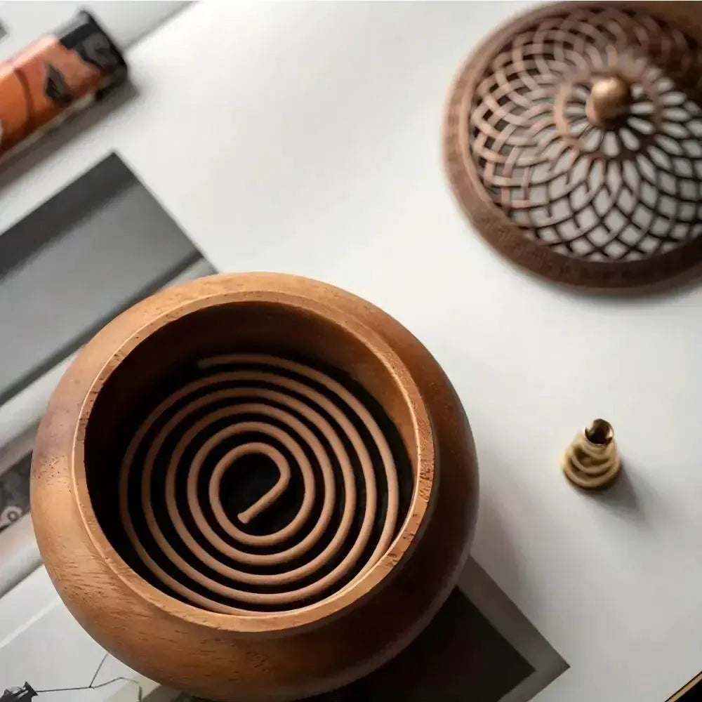 Incense Burner - Indoor Solid Wood by House Of Avana