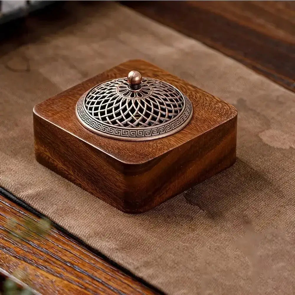 Incense Burner - Indoor Solid Wood by House Of Avana