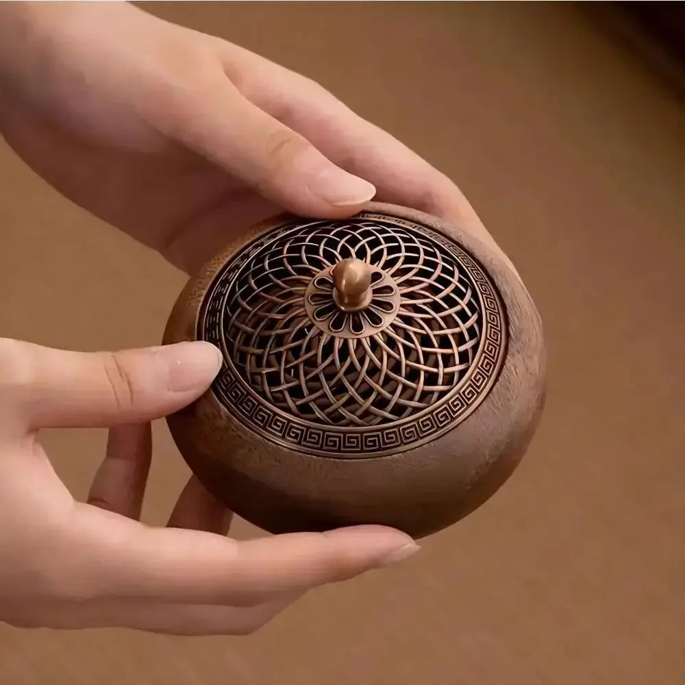Incense Burner - Indoor Solid Wood by House Of Avana