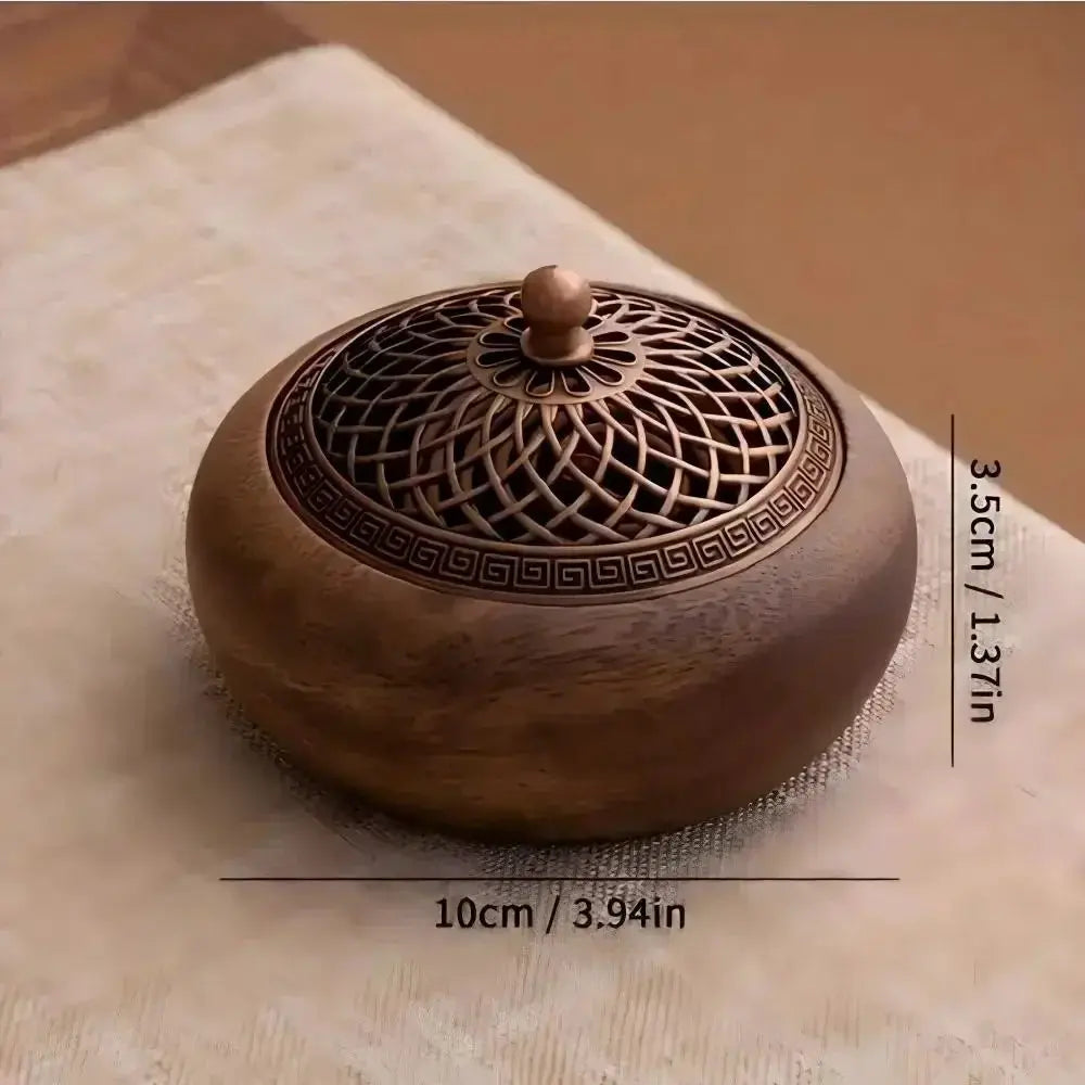 Incense Burner - Indoor Solid Wood by House Of Avana