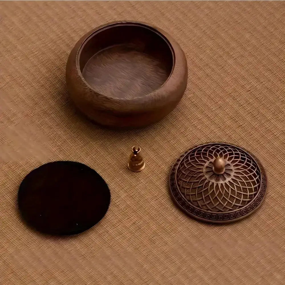 Incense Burner - Indoor Solid Wood by House Of Avana
