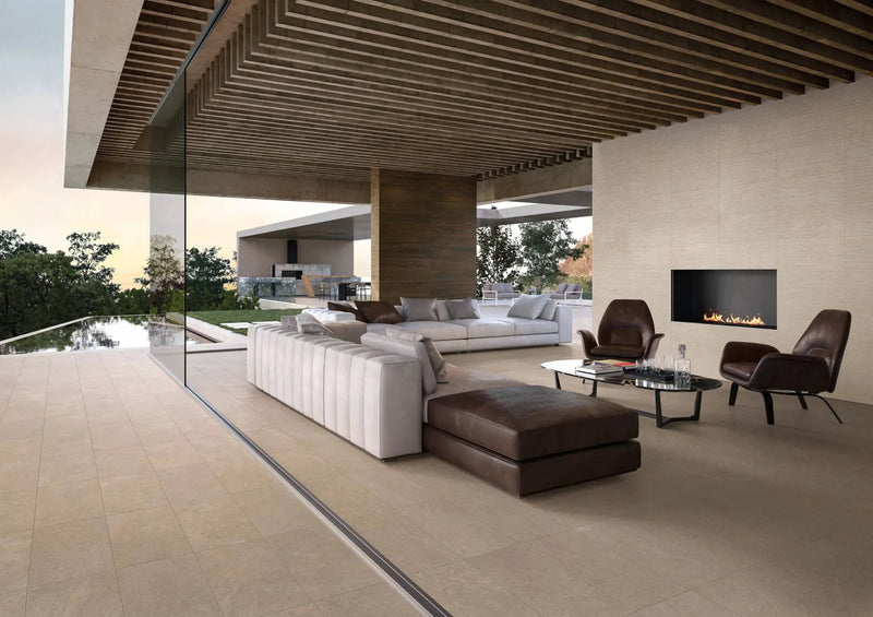 Infinity Space Stone Look Porcelain Tiles 12x24 by landmarkceramics