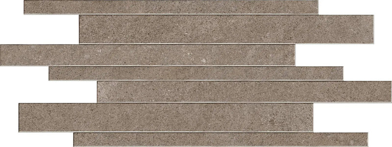 Infinity Space Bullnose Stone Look Porcelain Moldings 3x24 by landmarkceramics