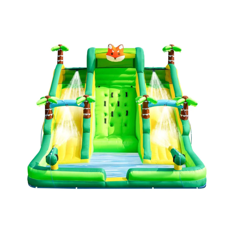 Inflatable Water Slide Park With Pool And Climbing Wall (SAK90736) by SAKSBY WHOLESALE