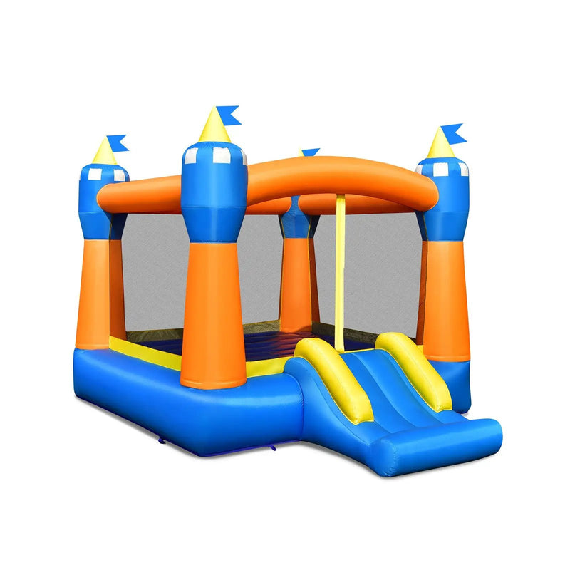 Kids Inflatable Bounce House Magic Castle with Large Jumping Area without Blower by DirectDeals