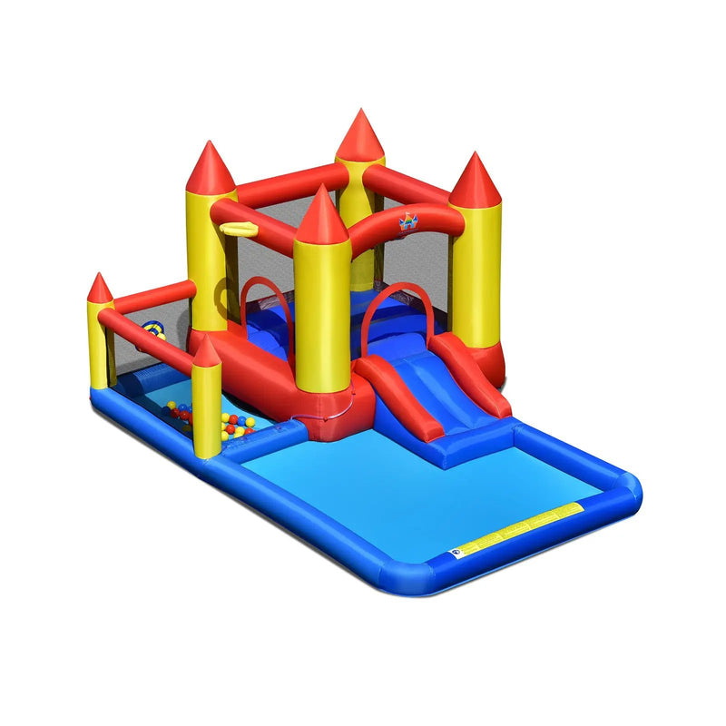 Inflatable Water Slide with Slide and Jumping Area by DirectDeals