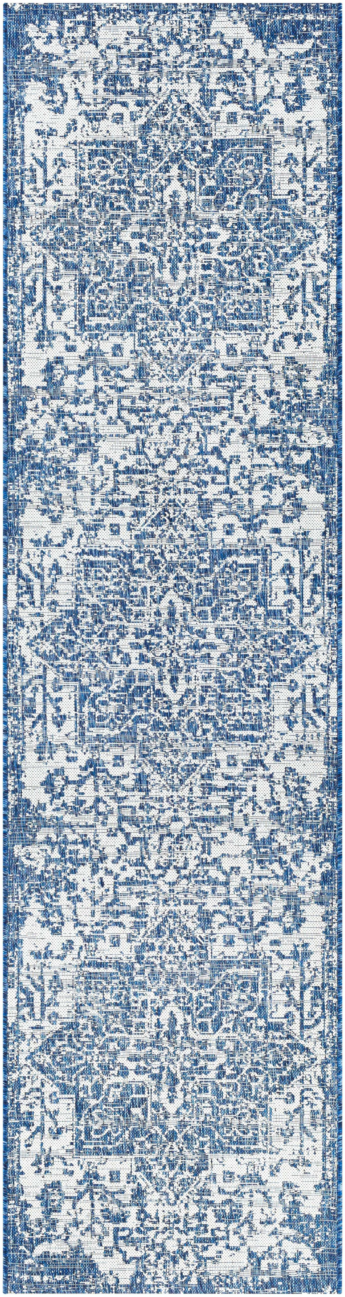 Dark Blue Kilmacolm Indoor & Outdoor Area Rug - Clearance, photo 7 of 19
