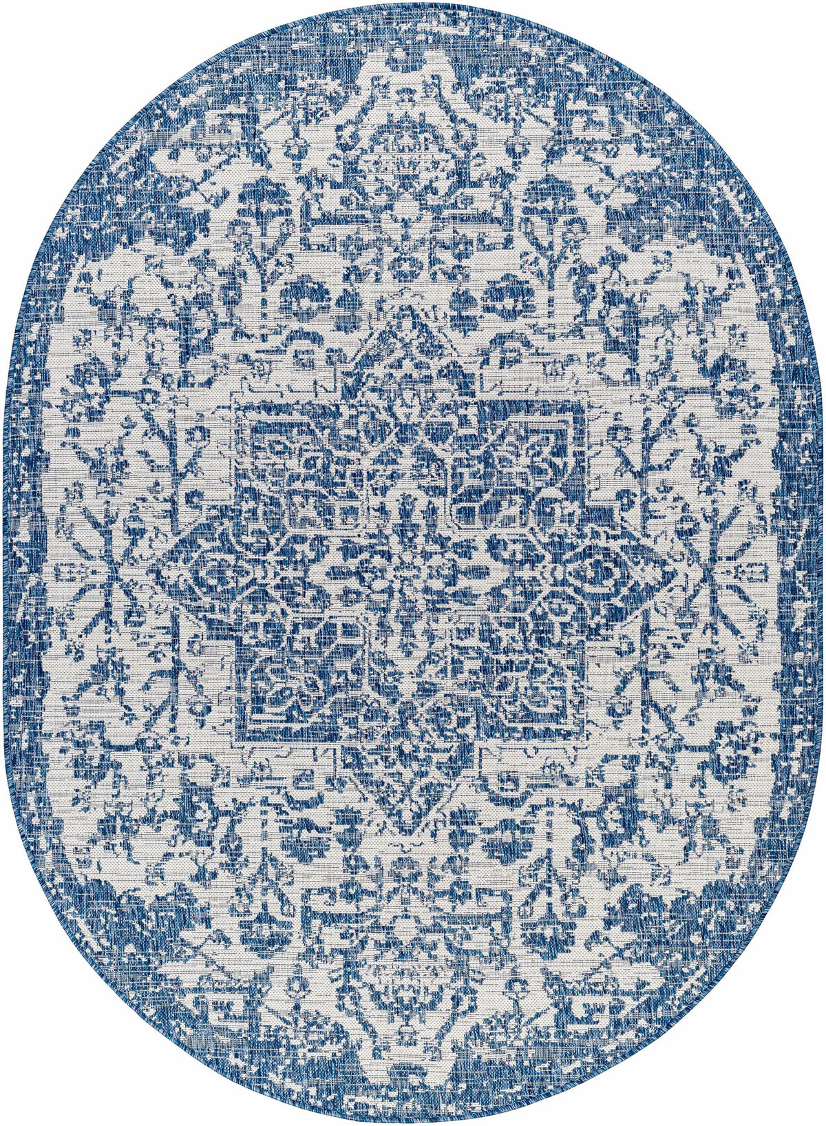 Dark Blue Kilmacolm Indoor & Outdoor Area Rug - Clearance, photo 5 of 19