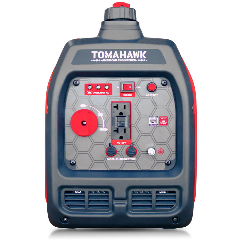 2000 Watt Inverter Generator Super Quiet Portable Gas Power Professional Use by Tomahawk Power