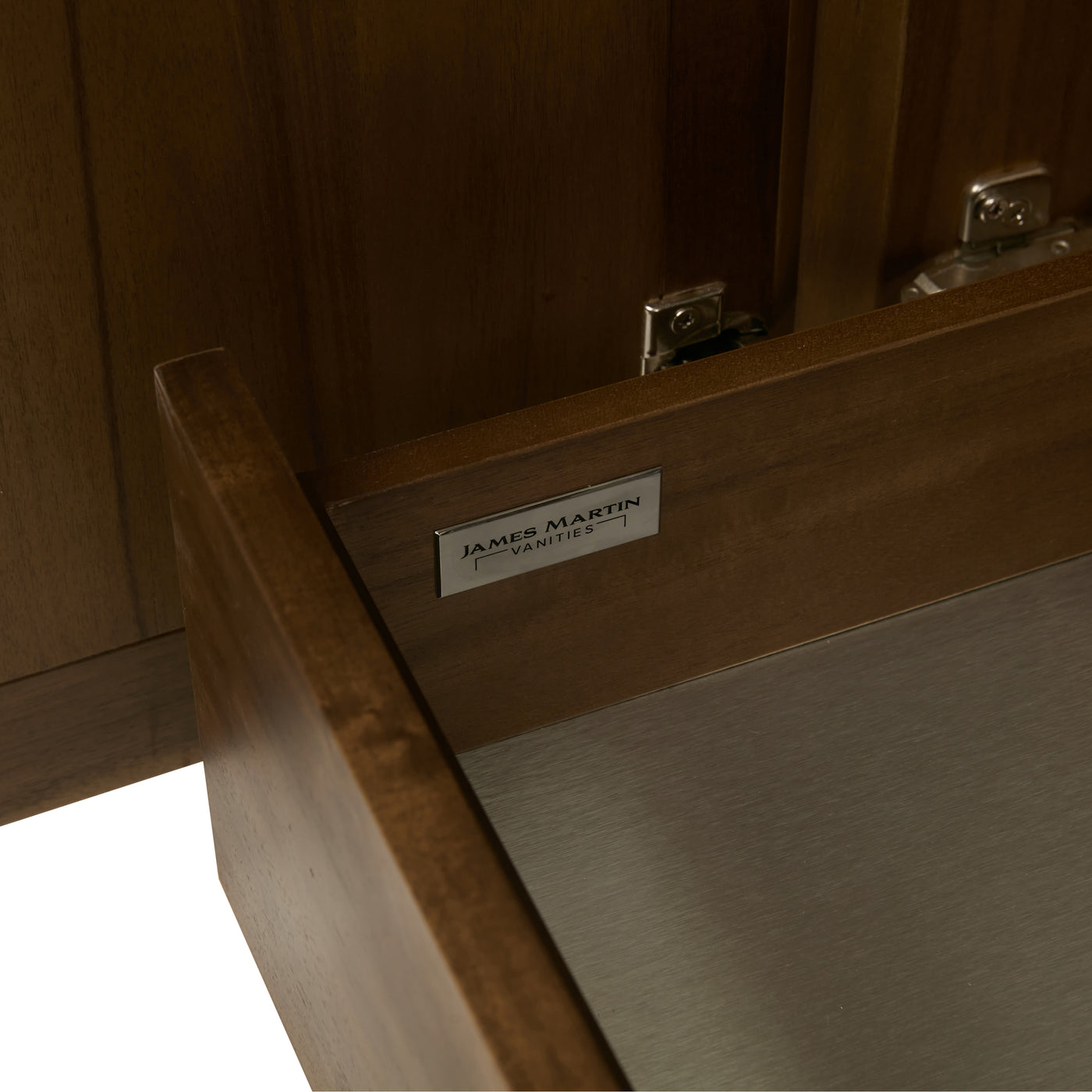 James Martin Marcello 36" Floating Single Bathroom Vanity, Chestnut, view 17