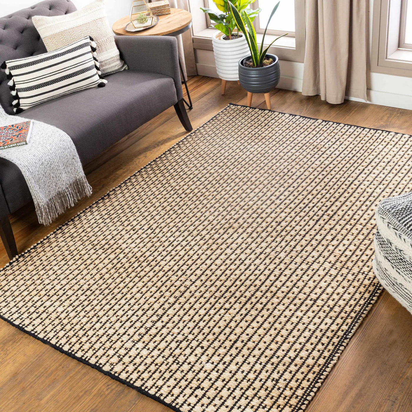 Iqaluit Natural Jute Rug by Boutique Rugs