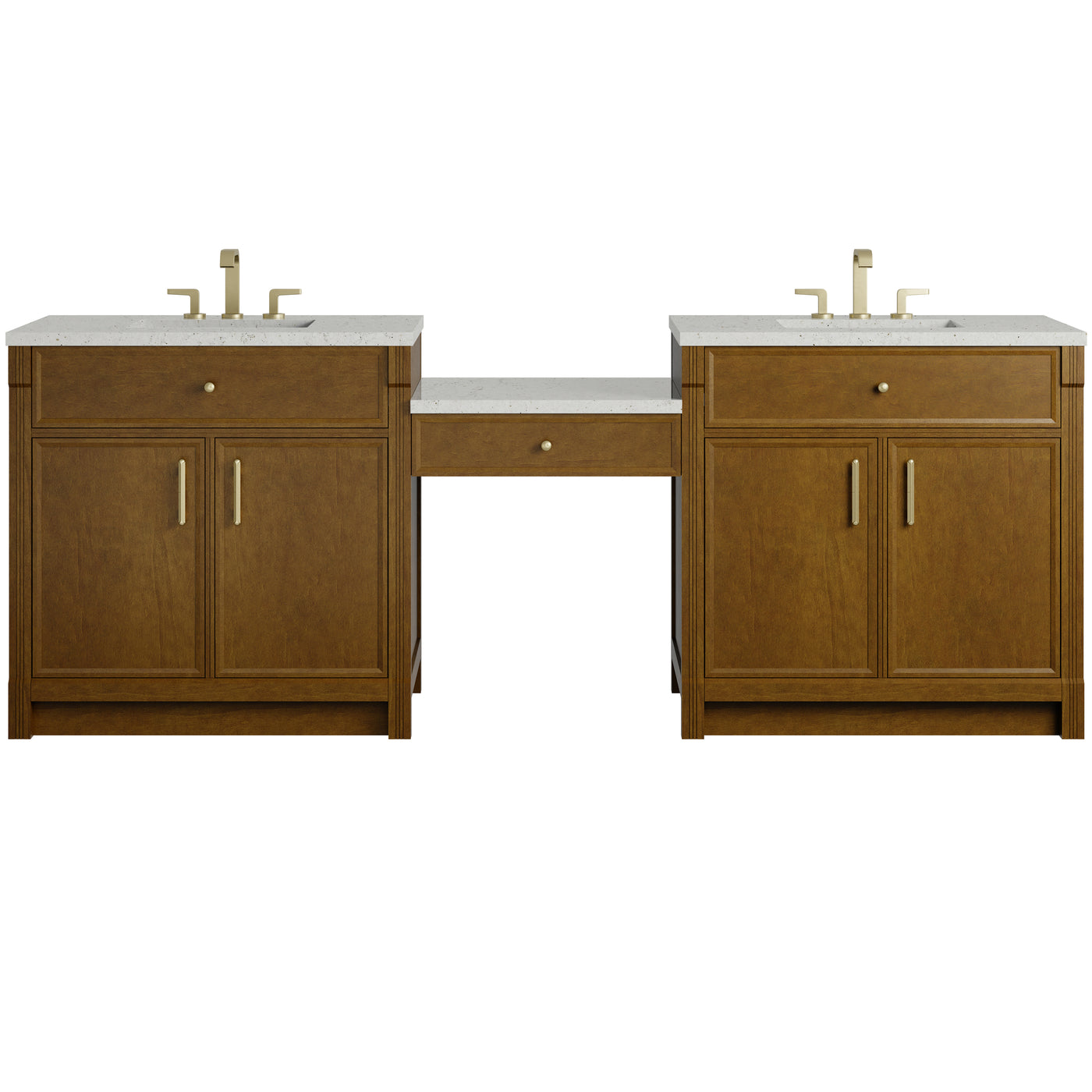 James Martin Bellshire 96" Double Bathroom Vanity, Honey Oak, view 11