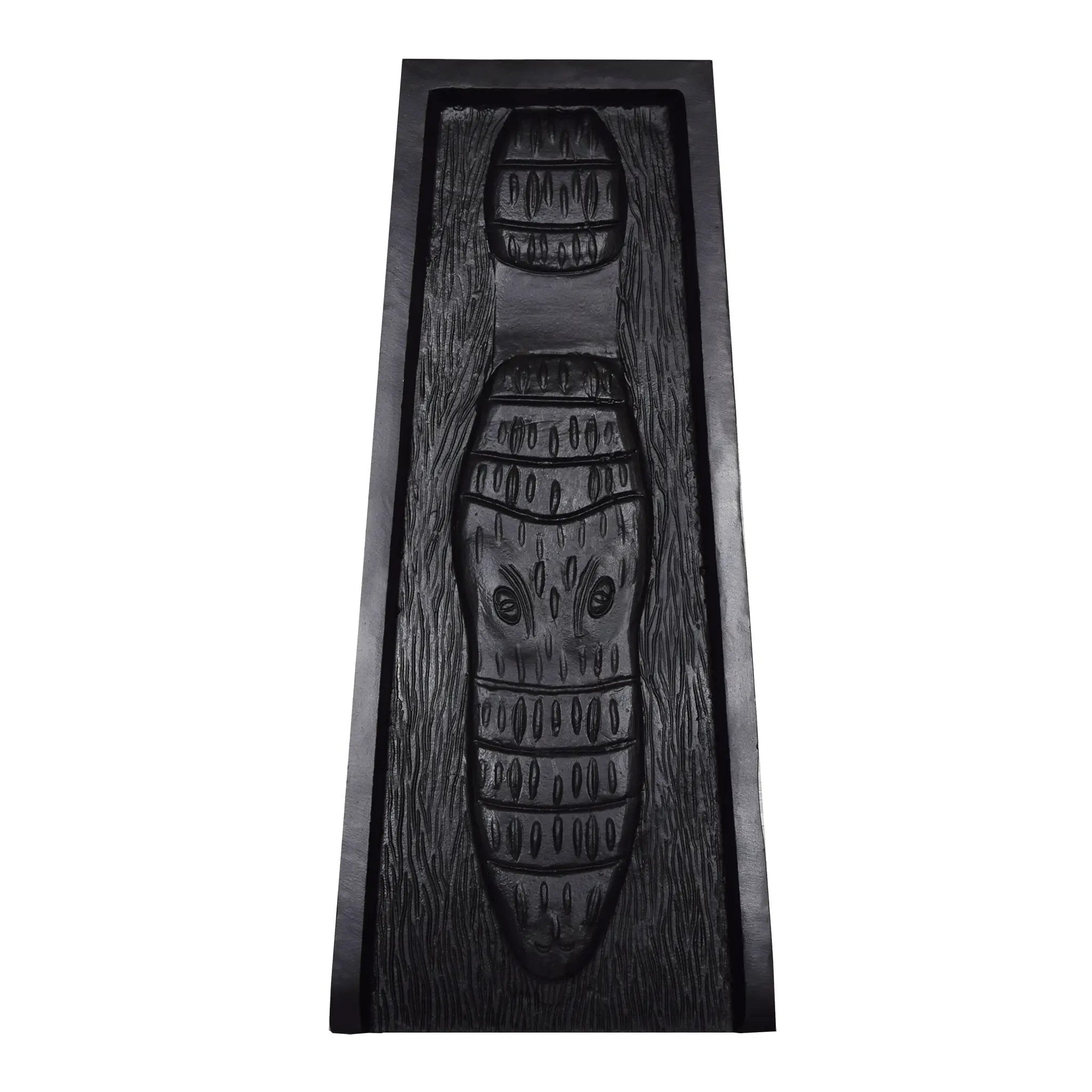 Black Alligator 24-in Cast Aluminum Downspout Gutter Splash Block by Sharicks