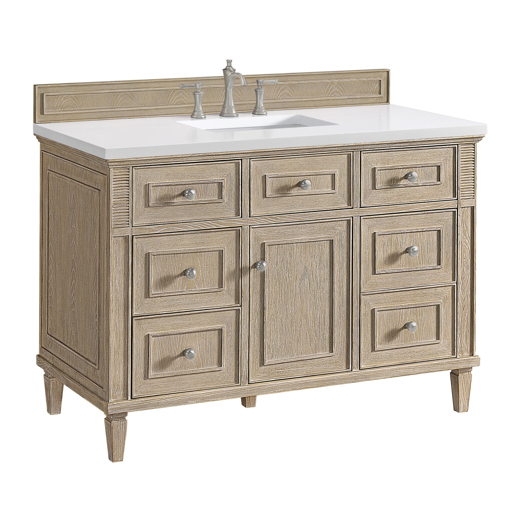 James Martin Lorelai 48" Single Bathroom Vanity, Whitewashed Oak, view 23