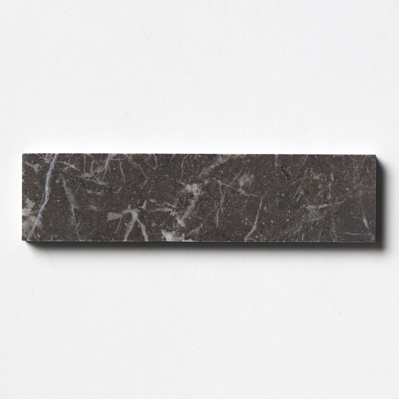 Iris Black Honed 2x8x1/2 Marble Honed 2x8 Tiles