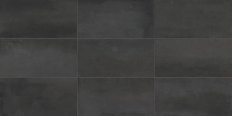 Chicago Iron Bullnose Concrete Look Porcelain Moldings 3x24 by landmarkceramics