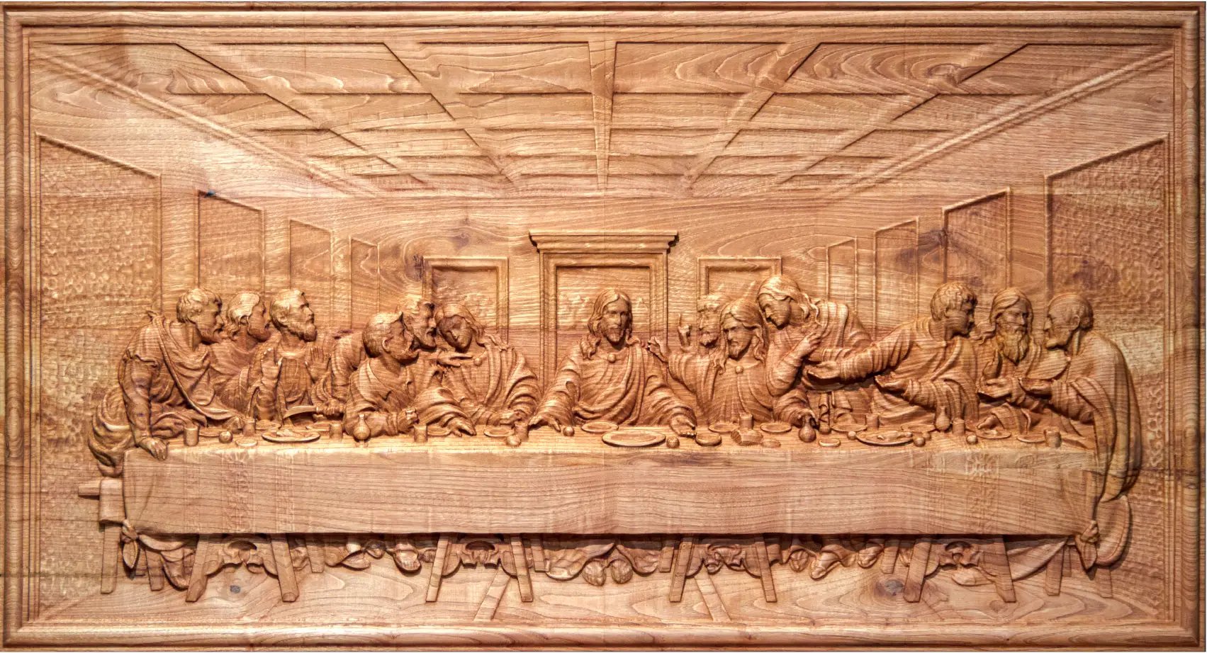 Wooden The Last Supper by Gizz