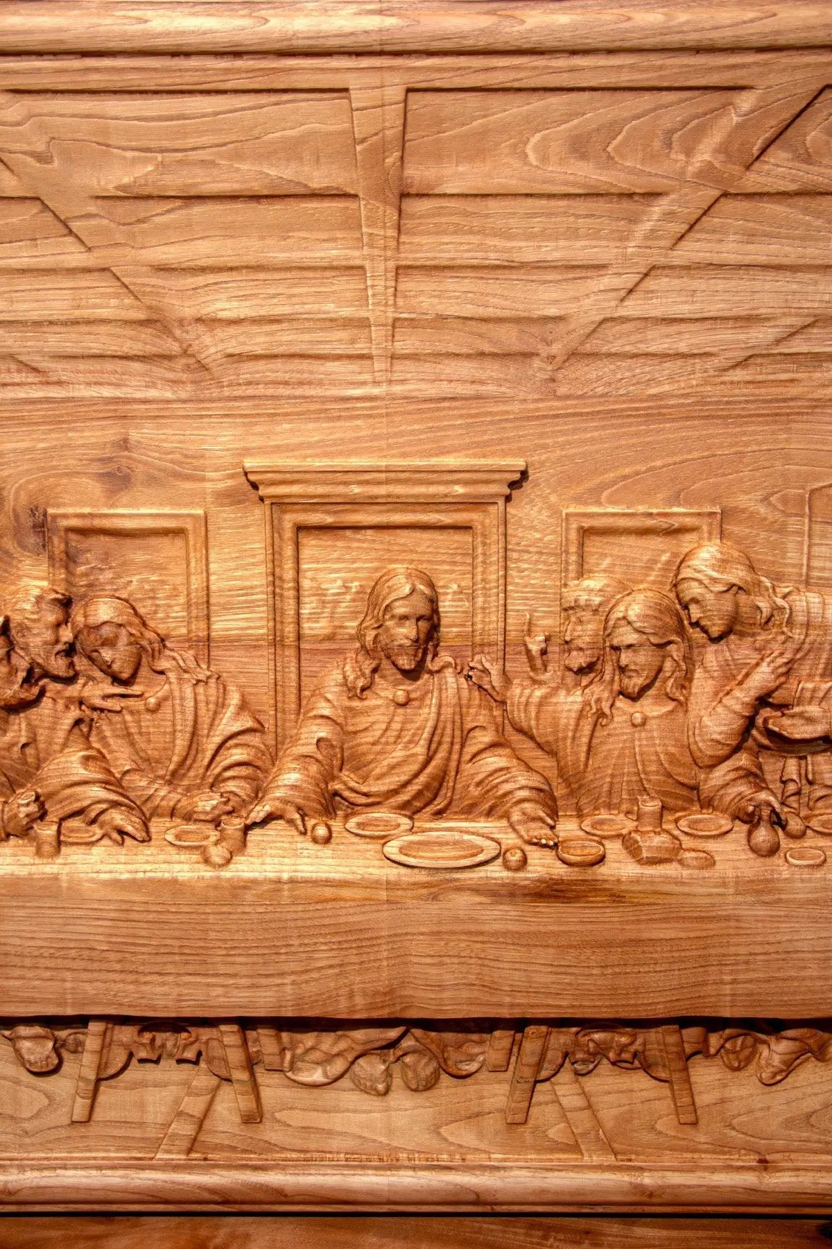 Wooden The Last  Supper, photo 3 of 5