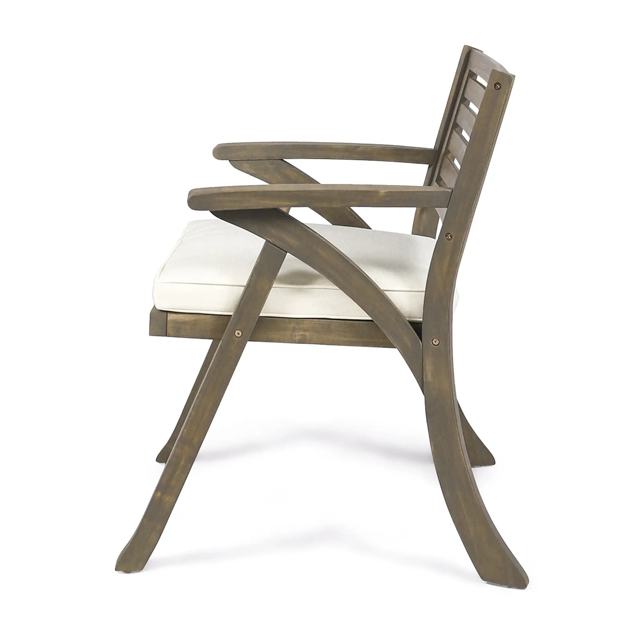 Helen Outdoor Acacia Wood Dining Chair by HouseOfZazla