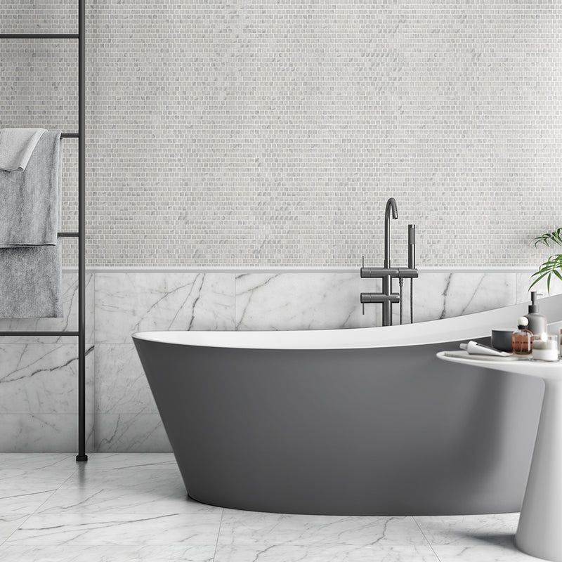 Italian Carrara Honed Marble Tiles 12x24 Marble Honed 12x24 Tiles — 2