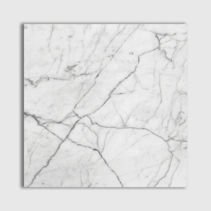 Italian Carrara Polished Marble Tiles 24x24 Marble Polished 24x24 Tiles