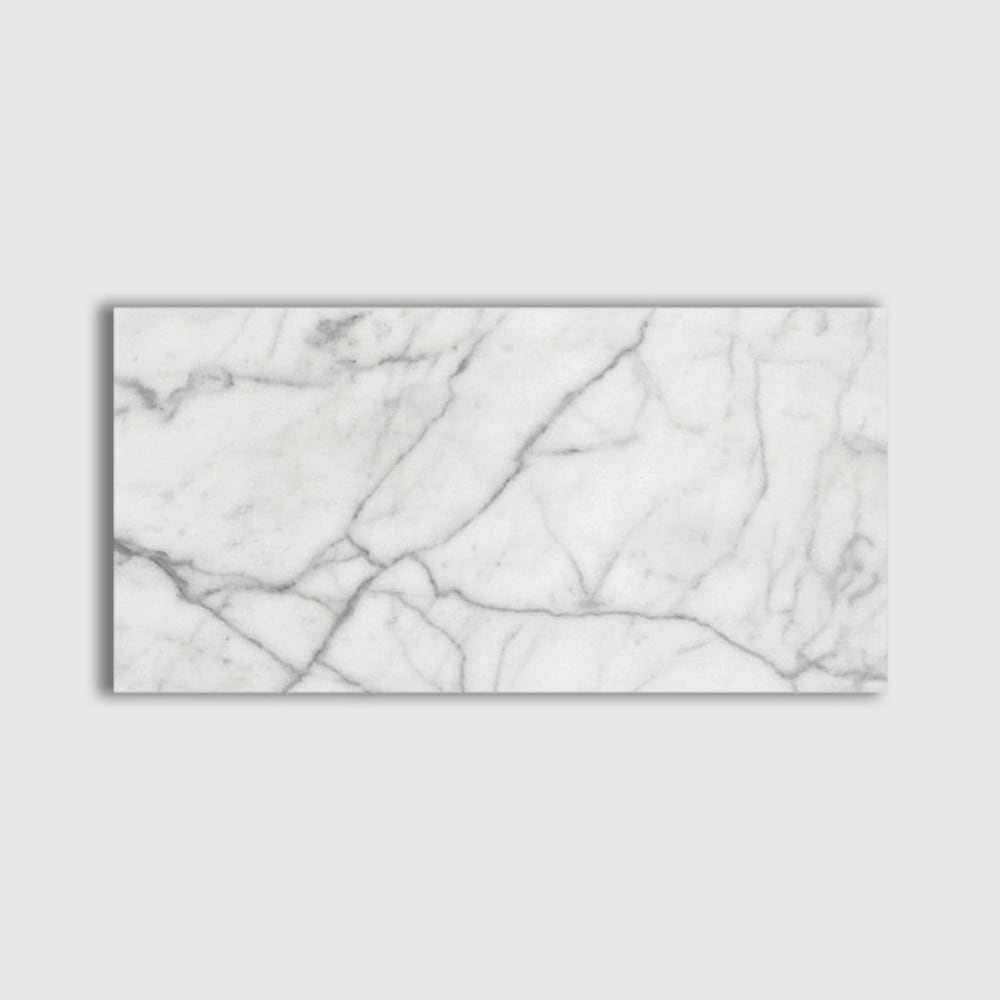 Italian Carrara Polished Marble Tiles 6x12 Marble Polished 6x12 Tiles