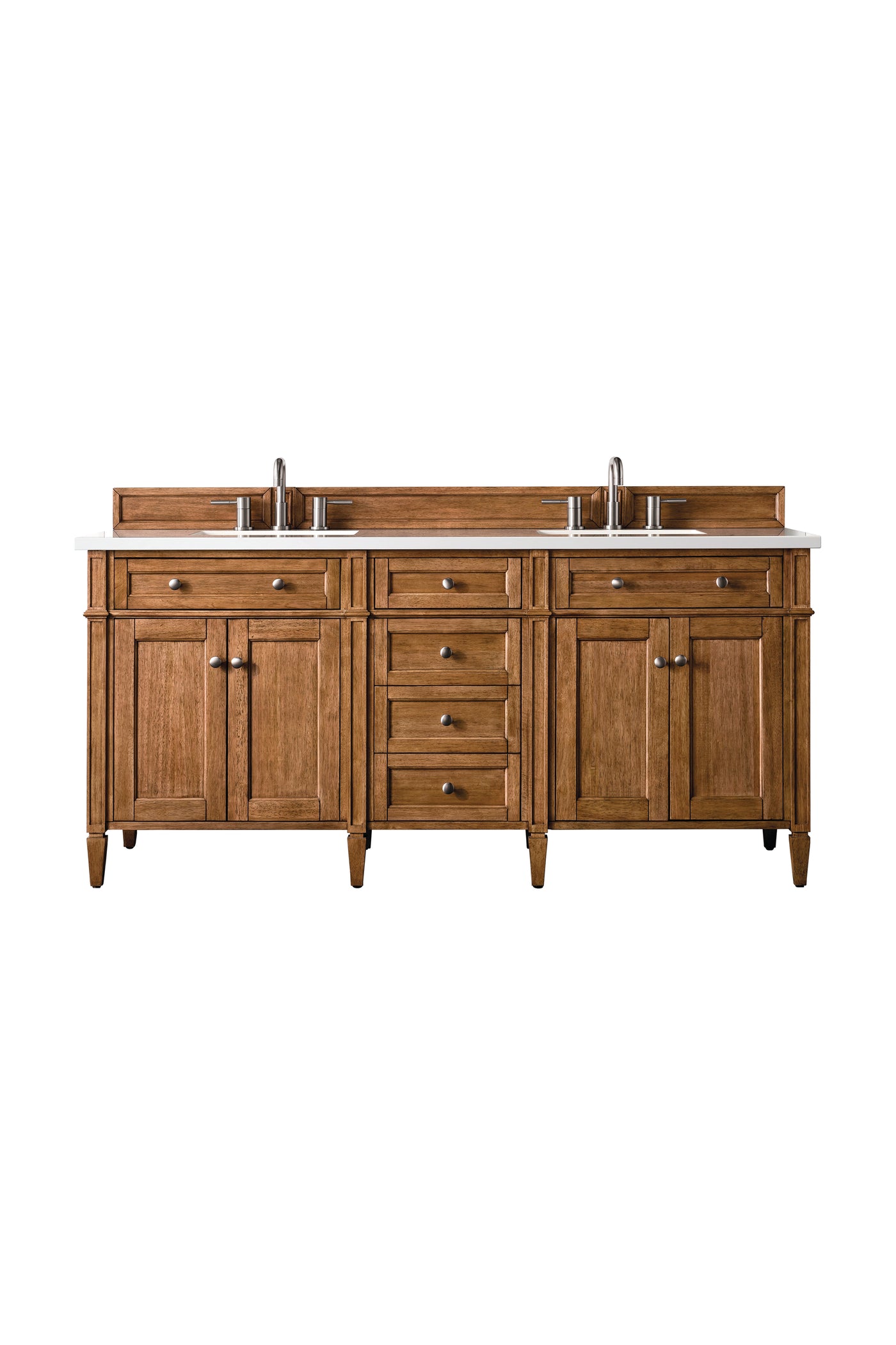 James Martin Brittany 72" Double Bathroom Vanity, Saddle Brown, view 24