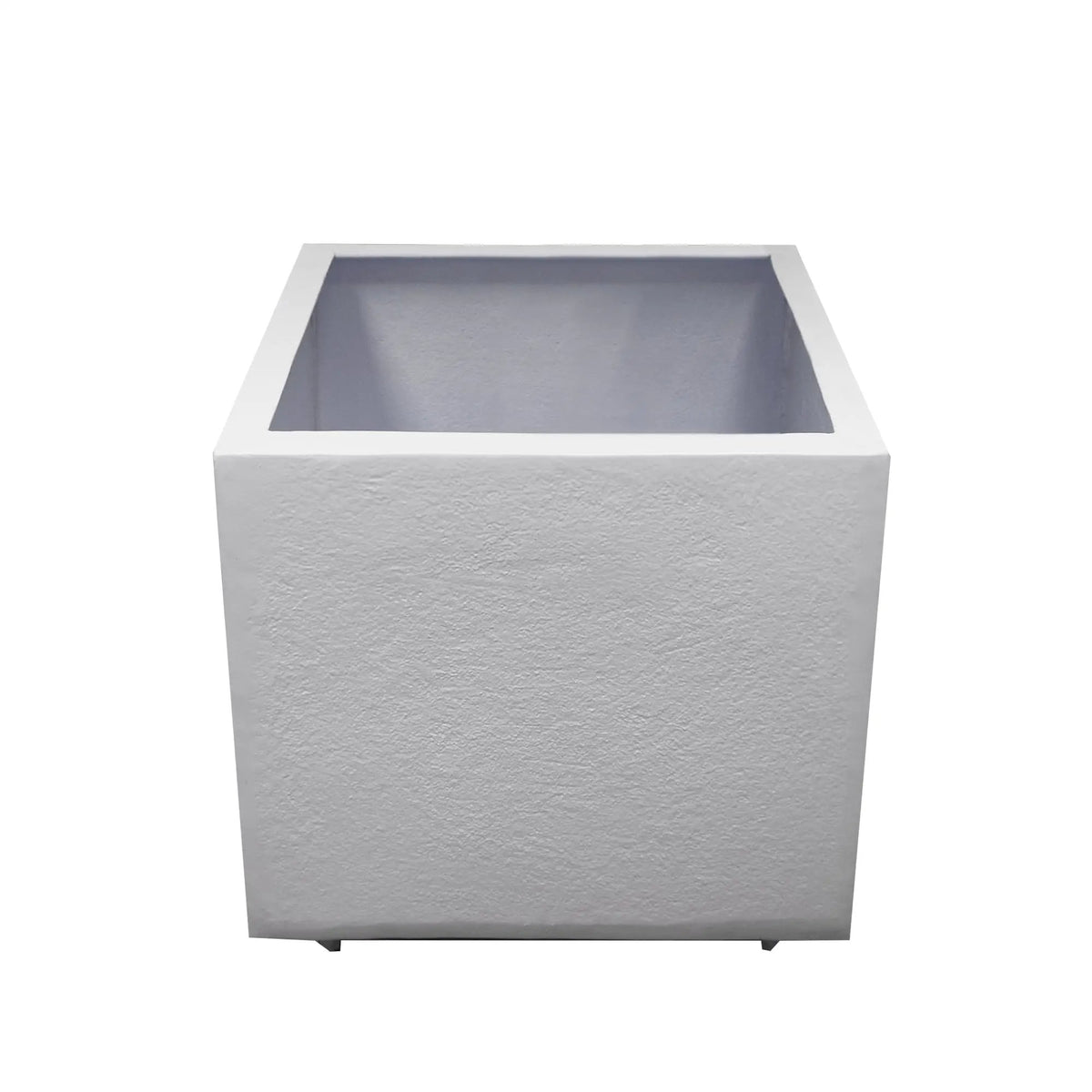 Modern Square Cast Aluminum 35-in Bird Bath and Planter Vase Combo by Sharicks