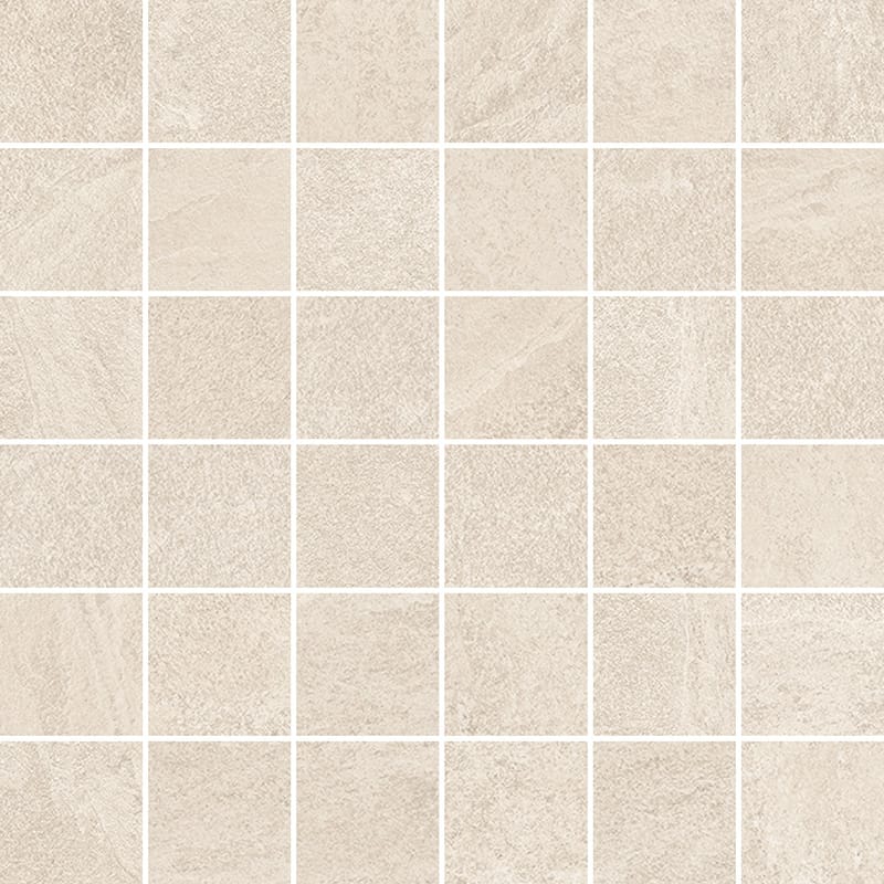 Ivory 2x2 Natural Porcelain Natural 12x12 Mosaics