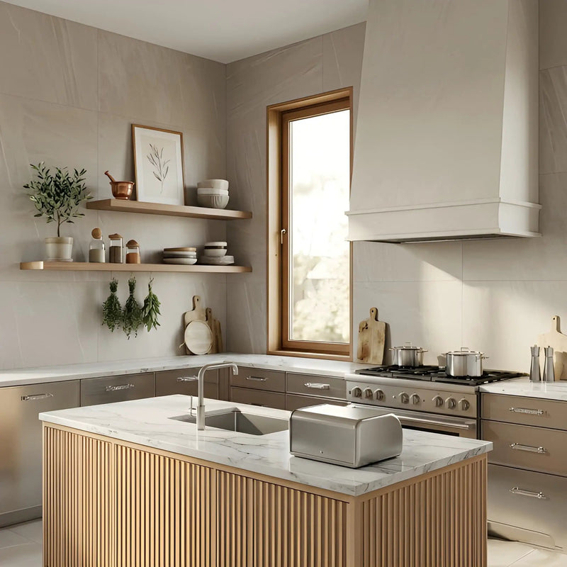Ivory Flow Matte Porcelain Tiles 24x24 by Stonetiledepot
