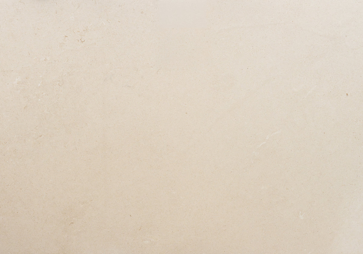 Ivory Honed Limestone Slab Random 3/4