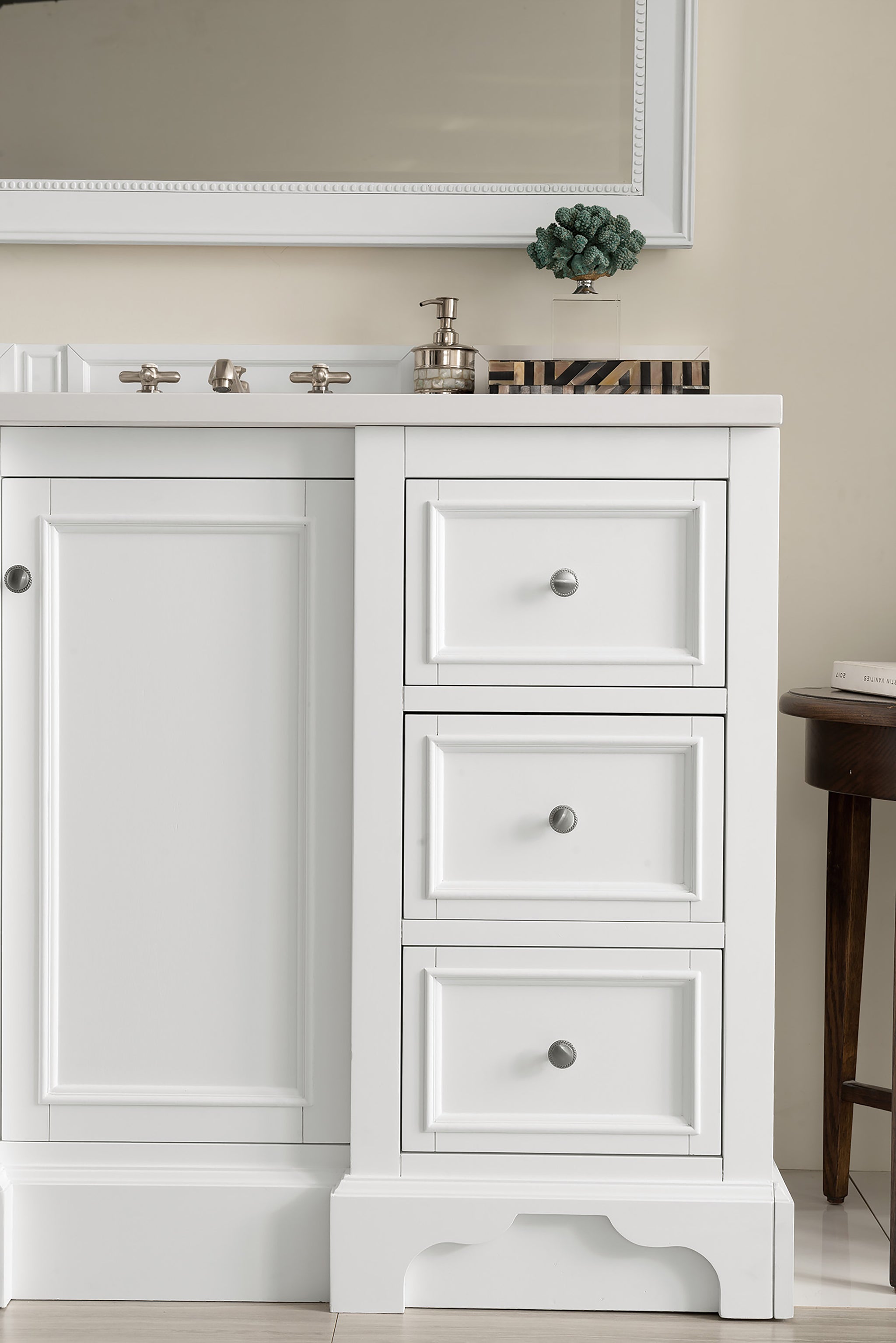 James Martin De Soto 48" Single Bathroom Vanity, Bright White, view 40