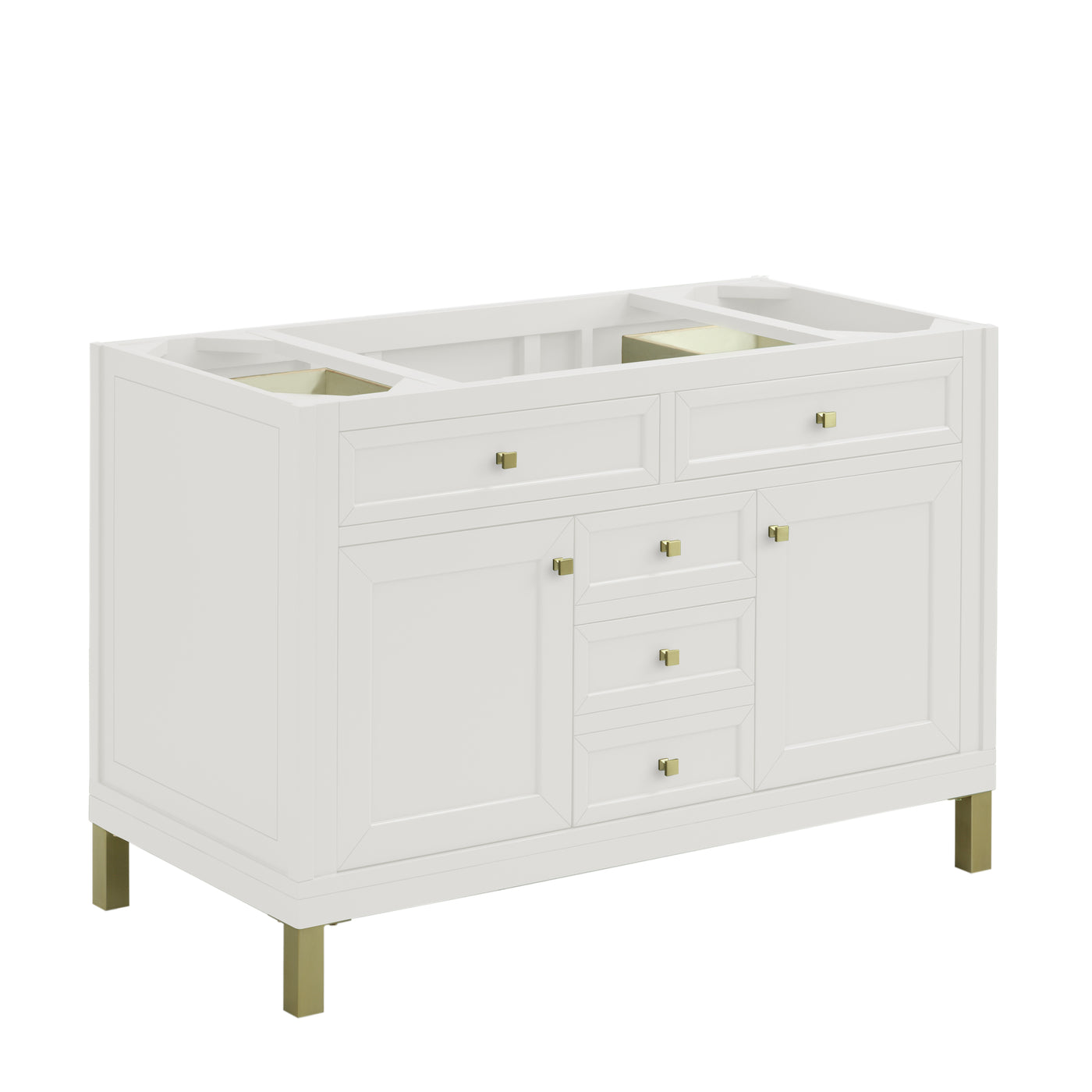 James Martin Chicago 48" Single Bathroom Vanity, Glossy White, view 20