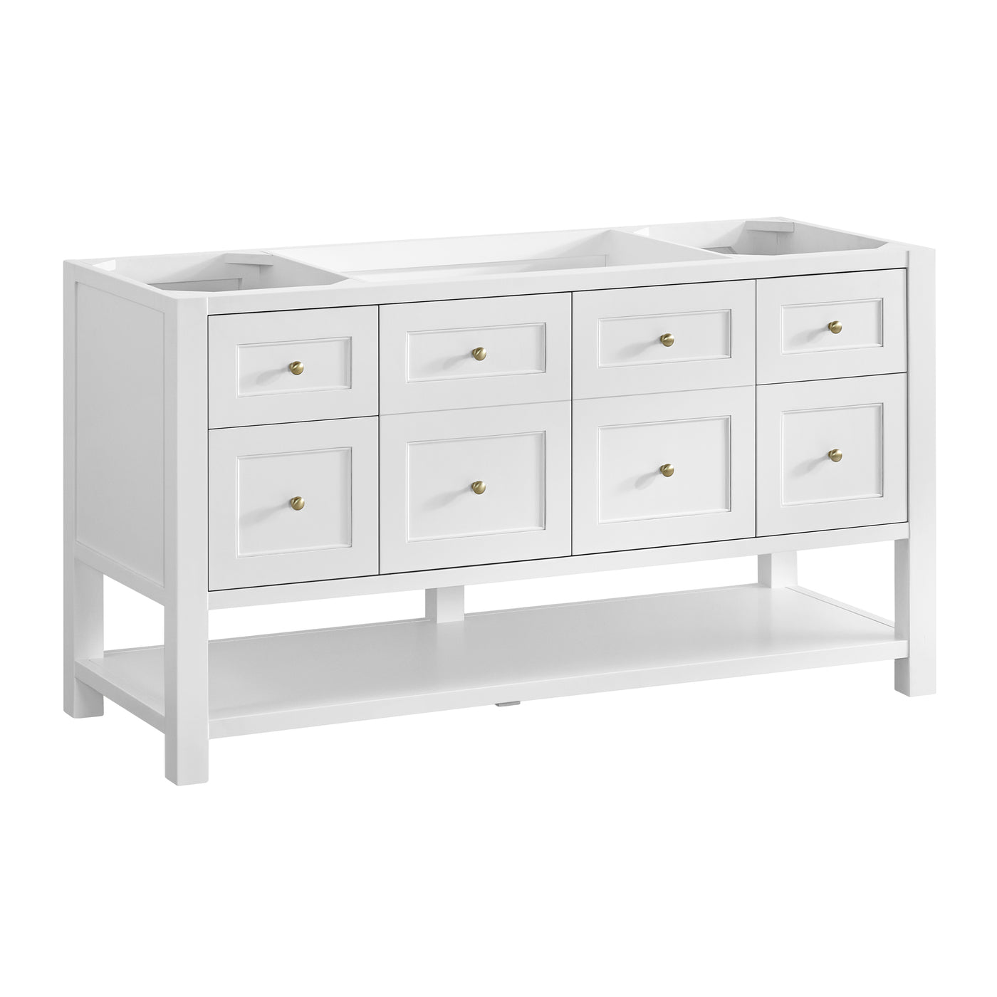 James Martin Breckenridge 60" Single Bathroom Vanity, Bright White, view 20