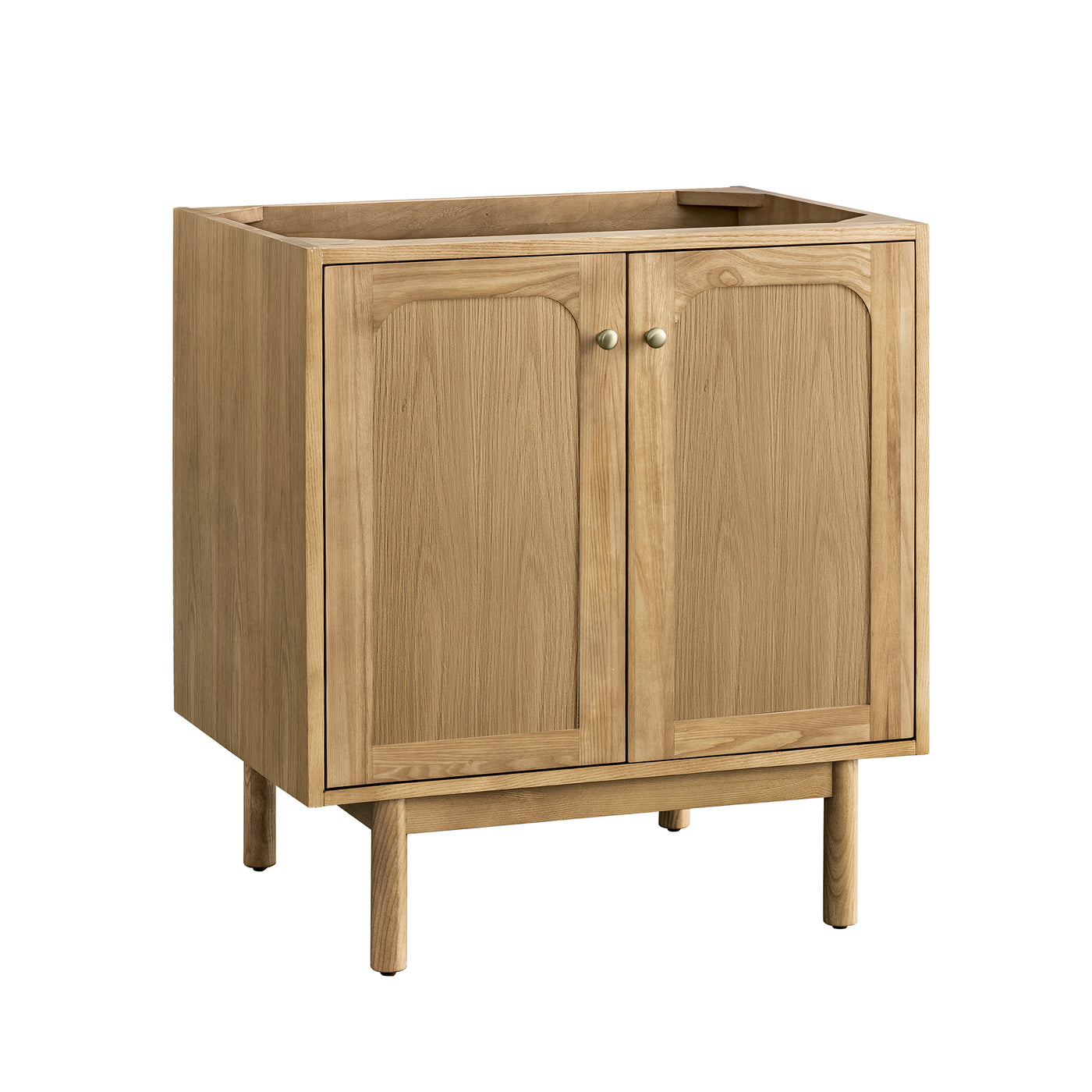 James Martin Laurent 30" Dual Mount Single Bathroom Vanity, Light Natural Oak, view 14