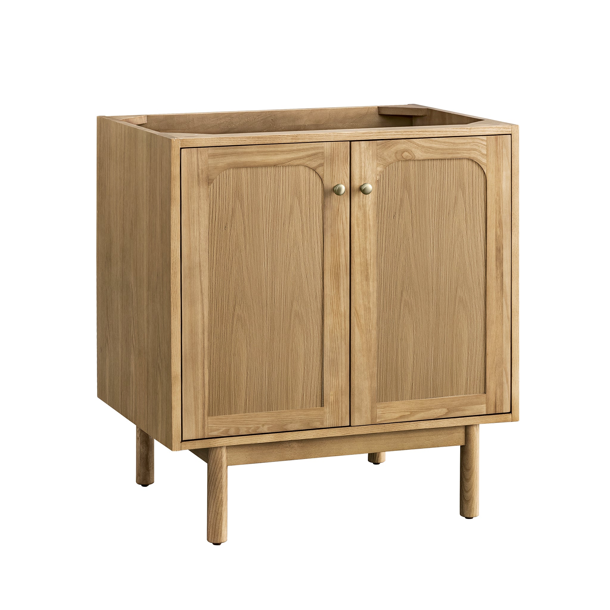 James Martin Laurent 30" Dual Mount Single Bathroom Vanity, Light Natural Oak, view 14