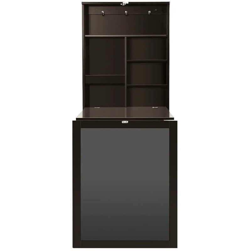 Convertible Wall Mounted Table with A Chalkboard by DirectDeals