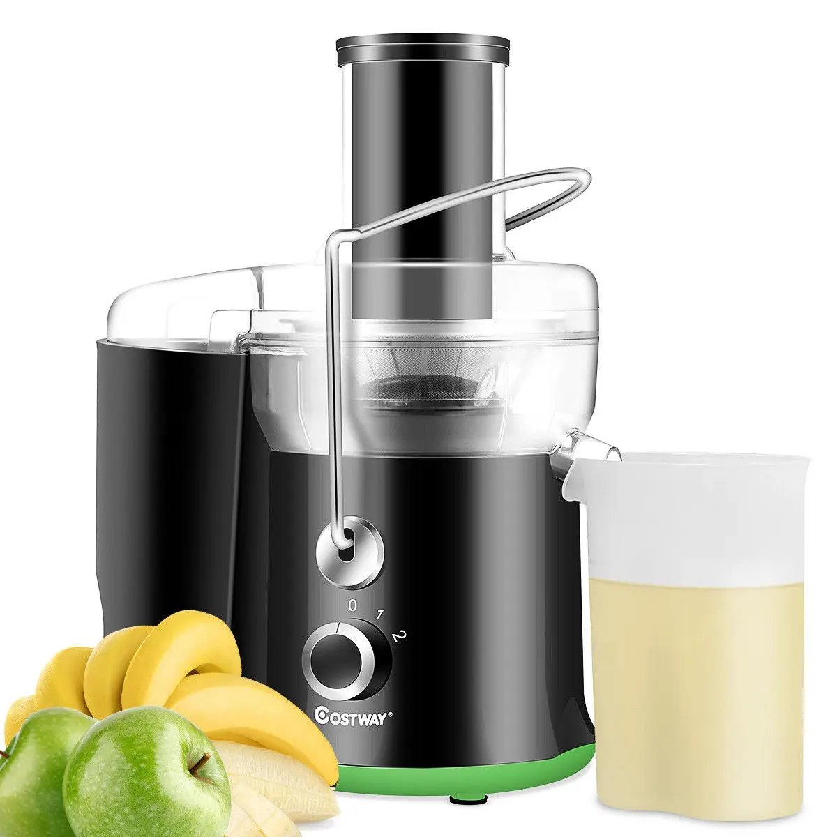 2 Speed Wide Mouth Fruit and Vegetable Centrifugal Electric Juicer by DirectDeals