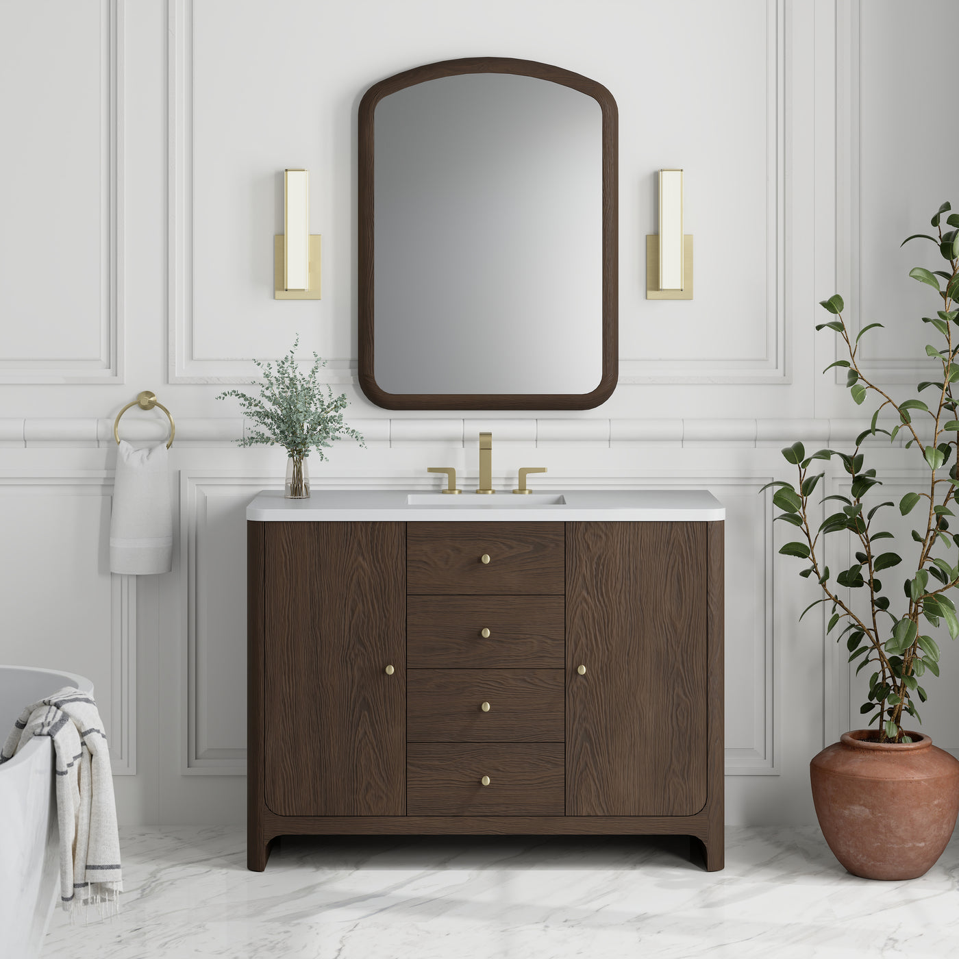 James Martin Gracyn 48" Single Bathroom Vanity, Sable, view 27