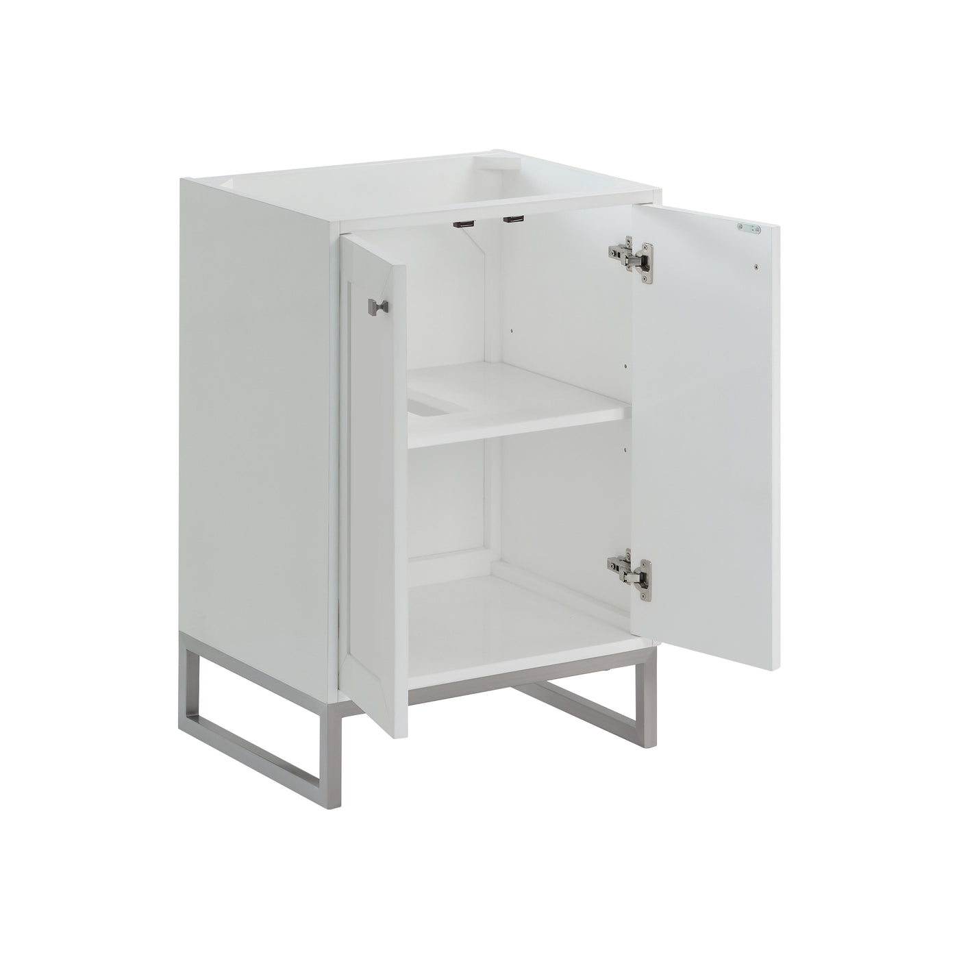 James Martin Chianti 24" Single Bathroom Vanity, Glossy White, view 8