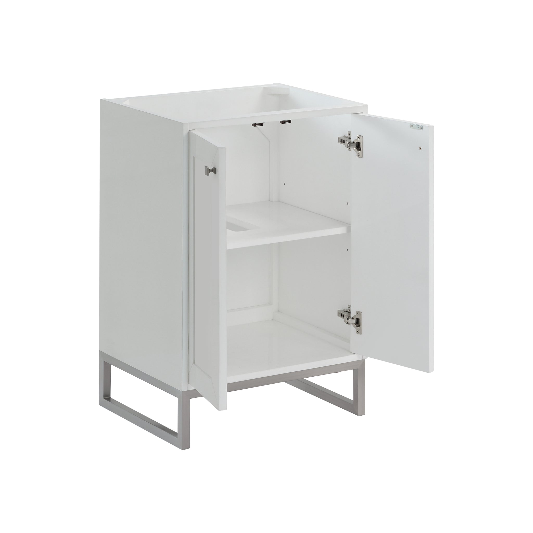 James Martin Chianti 24" Single Bathroom Vanity, Glossy White, view 8
