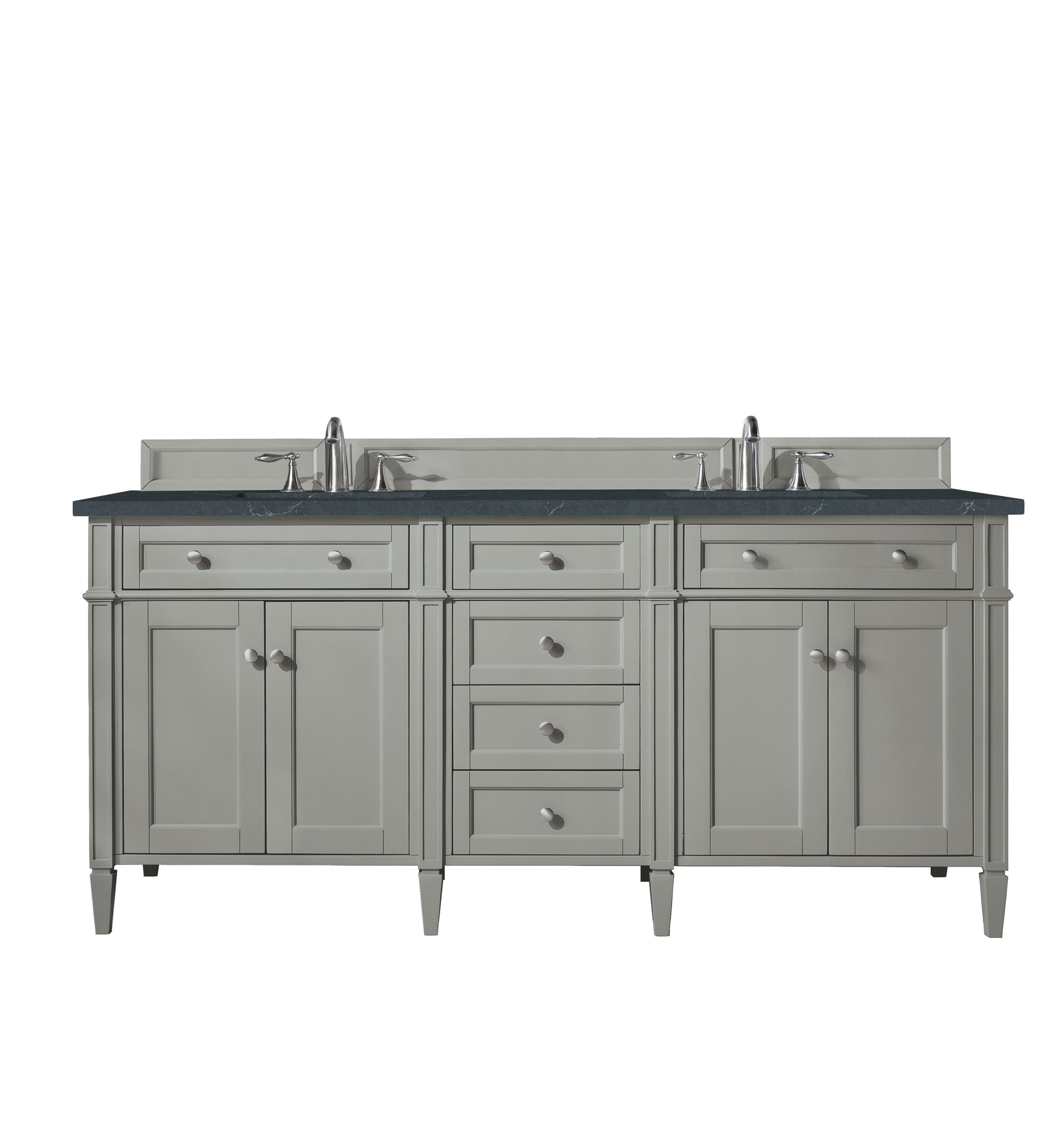 James Martin Brittany 72" Double Bathroom Vanity, Urban Gray, view 33