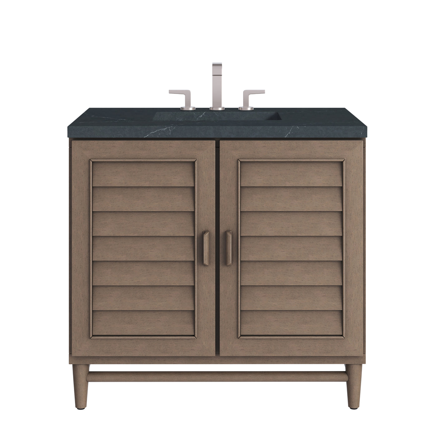 James Martin Portland 36" Single Bathroom Vanity, Whitewashed Walnut, view 33